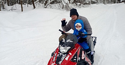 Катание на снегоходах