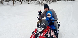 Катание на снегоходах