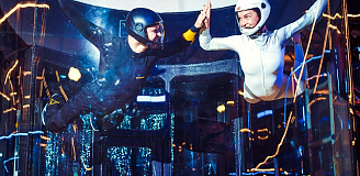 Полёт в аэротрубе  Полёт в аэротрубе