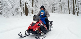 Катание на снегоходах